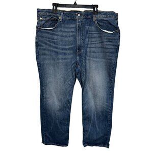 Levis 559 Mens Relaxed Straight Jeans 44 x 29 Medium Wash Blue Denim